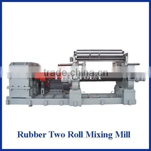 Two-roll Rubber Mixing Mill With Stock Blender thumbnail-1