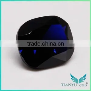 Wholesale Wuzhou Gem Processing 114# Deep Blue Synthetic Spinel Stone thumbnail-3