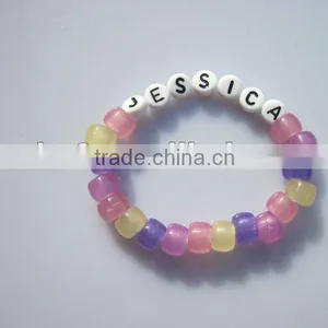 Children Name uv Bead Bracelet thumbnail-1