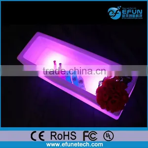 pe Material Rgb Color LED Wine Cabinet,decorating Bar Liquor Bottle Led Display thumbnail-1