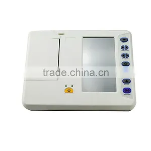 12-lead ECG Signal 7 Inch 6 Channel Digital Resting Electrocardiograph ECG Machine EKG-1206A thumbnail-3