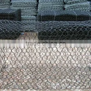 Gabbione Heavy Galvanized 3.7mm Diameter 60*80mm Mesh Size thumbnail-1