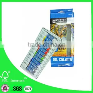 12x12ml Artist Oil Paints / Art Oil Color Paints Factory Supplier thumbnail-1