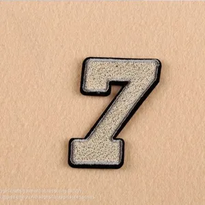 Cool New Design Skull/ Number Patch Embroidered for Cricket Jerseys thumbnail-4