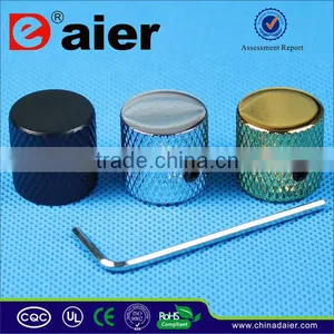 Aluminum Guitar 6mm Round Metal Knob Potentiometer thumbnail-1