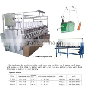 10/20 Heads Cord Knitting Machine thumbnail-1