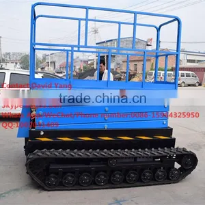 Moblie Crawler Scissor Platform Lift for Greenhouse for Sale thumbnail-1