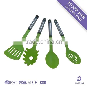 N535-38 4pcs Good Quality Green Color Nylon Kitchen Gadgets Set thumbnail-1