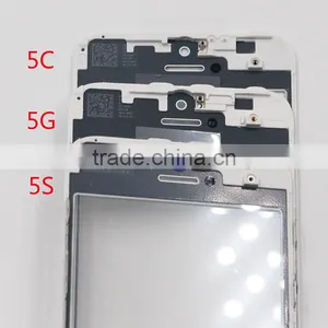 Hot Selling 3 in 1 Glass With Cold Press Frame Bezel With OCA Sheet Film for IPhone 5 thumbnail-3