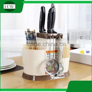 Kitchen Accessories Multipurpose Plastic Flatware Fork Spoon Knife Storage Rack Holder thumbnail-5