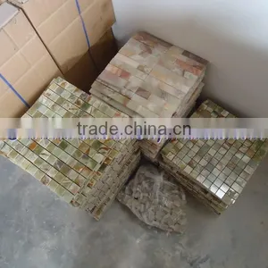 NATURAL STONE BEST PRICE LIGHT GREEN ONYX MOSAIC TILES COLLECTIONS thumbnail-3