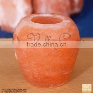 Salt Candle Holder, Candle Lamp, Candle Stand thumbnail-1