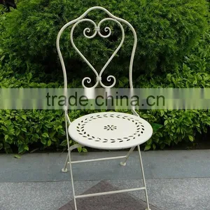 Cream Balcony Folding Away Chair thumbnail-1