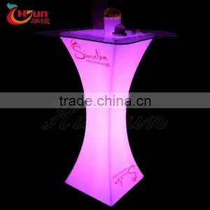Commercial Bar Furniture Rechargable Battery Color Changing Led Bar Table thumbnail-2