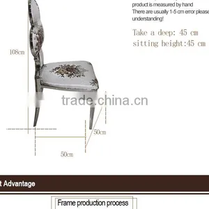 Catering Area Stainless Steel Banquet Chair for Restaurant thumbnail-4