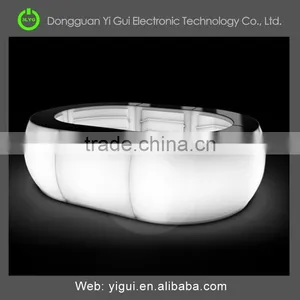 2017 New Design Restaurant Bar Counter Design Led Cocktail Table thumbnail-4