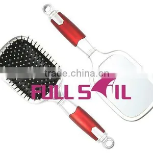 Paddle Hair Brush With Mirror thumbnail-1