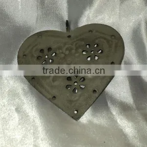 X Mas Decoration Ornaments,Decorative Hanging Heart,Christmas Decoration Hanging Heart,Decorative Metal Heart thumbnail-1