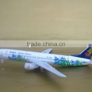 Metal B737-800 Hainan Aviation Airplane Model thumbnail-1