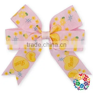 Lovely Dots Ribbon Boutique Kids Grosgrain Alligator Clips For Hair Bows/ Halloween Hairbow thumbnail-3