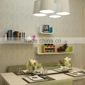 Hot Sale Book Shelf Set of 3 U Shape Wood Wall Shelf DIY Home Wall Decorative Floating Wall Shelf Wholesale thumbnail-1