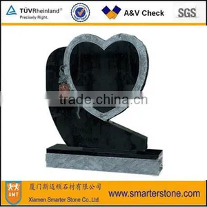 New Designed Heart Shaped Tombstone Gravestone Granite Monument Natural Granite thumbnail-1