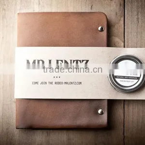 Dark Brown Genuine Cow Hide Leather Holder for Passport thumbnail-4