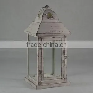 White Moroccan Lantern thumbnail-3