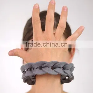 Hot New Products Website China Supplier Felt Fabric Fashion Charm Smart Health Promotional Polyester Bracelet Women thumbnail-1