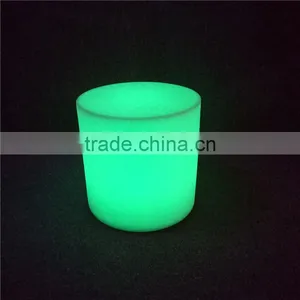 Fancy Hot Sale RGB Lighted Up LED Funny Round Bar Stool for Tables for Decoration for Sale thumbnail-6