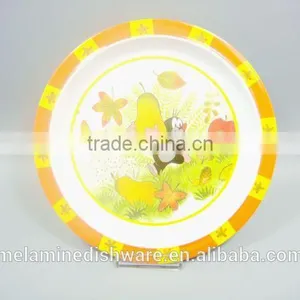Melamine Snack Dessert Plate for Kid Children thumbnail-1