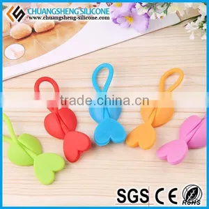 Amazon Best Selling Popular Silicone Earphone Wire Rope Coil Winder for Android Data Cable thumbnail-3