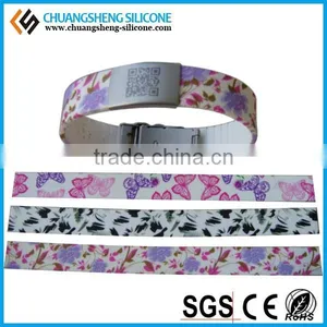 Hot Selling Silicone Emergency Alert qr Code id Bracelet With Factory Price thumbnail-4