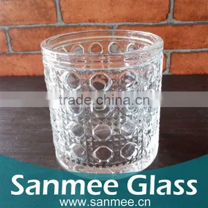 OEM Diamond Pattern Embossed Glass Cooking Pot thumbnail-1