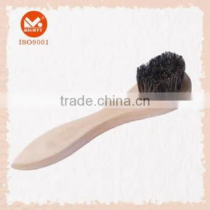 Wood Handle Horse Hair Shoe Polishing Brush thumbnail-1