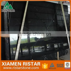 Nero Oriental Black Marble Tile and Slab thumbnail-1