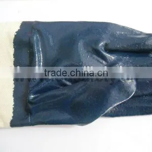 DDSAFETY 2017 Cotton Lined With Blue Nitrile Gloves thumbnail-3