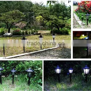 Solar Powered Outdoor Garden LED Light Path/Yard /Landscape Post Lawn Lamp thumbnail-1