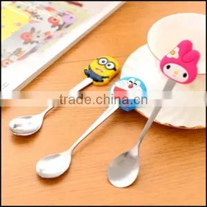 2015 Hot Sell Cartoon Food Grade Plastic Stainless Steel Spoons Supplier in China,food Grade Plastic Stainless Steel Spoons thumbnail-2