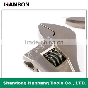 Black Nickel Finish Adjustable Wrench With Good Quality Made in China thumbnail-4