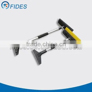 Car Window Squeegee Telescopic Snow Brush With Ice Scraper and Rubber Wiper thumbnail-1