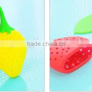 Hot Selling Silicone FDA Standard Tea Infuser Strawberry Tea Strainer thumbnail-6