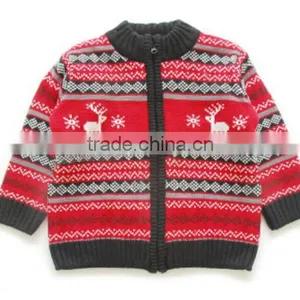 Factory Price Good Quality Plain Handmade Knitting Sweaters For Infants thumbnail-1