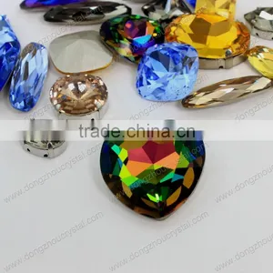 Fashionable Wholesale Heart Crystal Beads for Wedding Dresses thumbnail-3