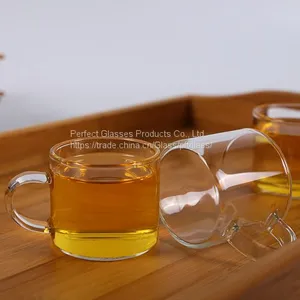 Mini Glass Cup for Coffee and Tea Kungfu Tea Cup Glass Wine Cup Wholesale Glass Cup for Resturant and Hotel thumbnail-3