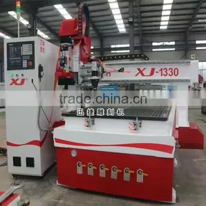 Disc Type Automatic Tool Changer Machining Center Italy HSD 9.0KW Air-cooled Spindle CNC Router thumbnail-1