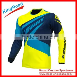 Kroad Custom Sublimation Long Sleeve Downhill Jerseys, Funny Bicycle Jerseys for Club thumbnail-3