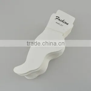 White PVC Earring Display Hang Cards Flocked Jewelry Hangtag High Quality PVC Display Jewelry Cards thumbnail-5