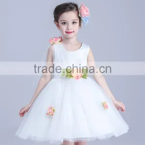 2017 Dress for Children With Customizable Sash Child White Angel Dresses thumbnail-1