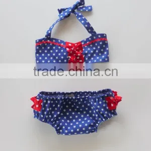 Kids Summer Clothing Navy Salior Style Baby Girl Swimsuit Trending Products thumbnail-1